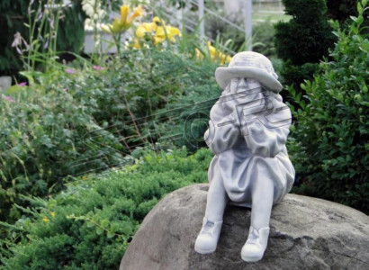 Young Seated Figure Statue Figures Sculpture Statues Garden Decoration